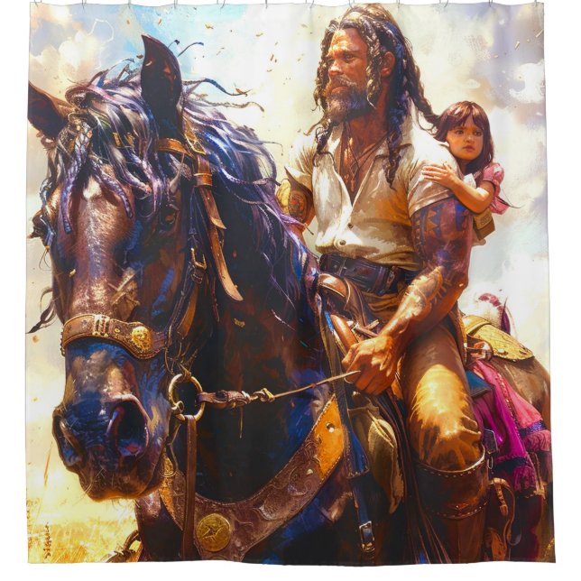 Rideaux De Douche Cheval (Devant)