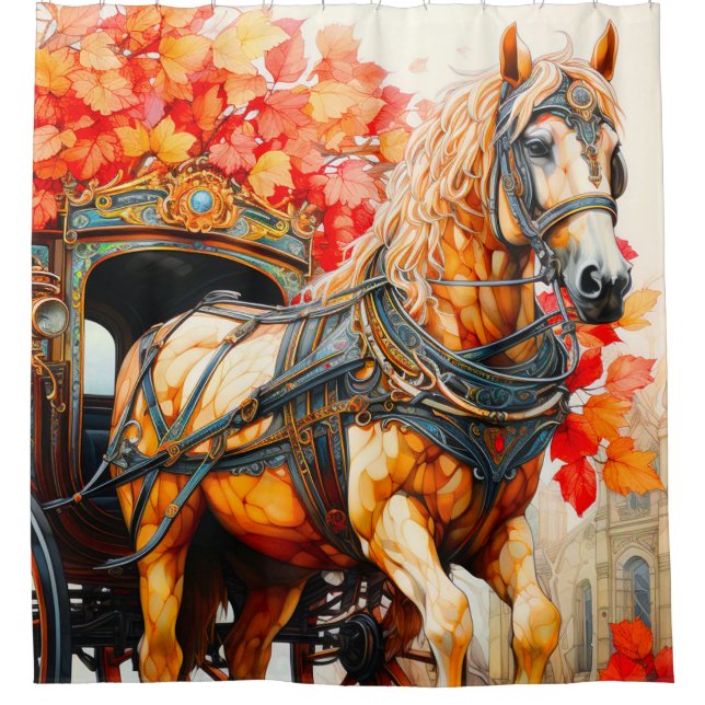 Rideaux De Douche Cheval (Devant)