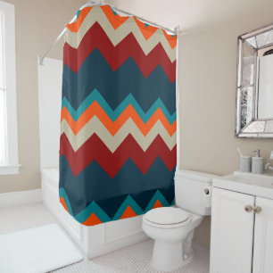 Rideaux De Douche Chevron Sud-Ouest