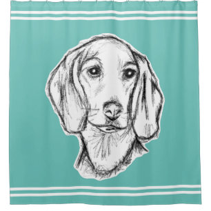 Rideaux De Douche Chien-chien dragon