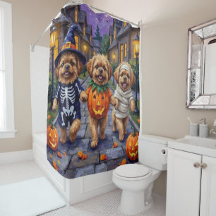 Rideaux De Douche Chiens Pekingese Trick or Treating Halloween Costu