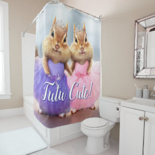 Rideaux De Douche Chipmunk Ballerina Duo