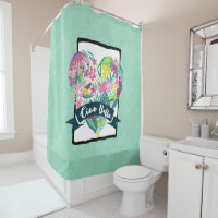 Ciao Bella Cute Coeur Floral avec Fleurs Tropicale