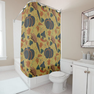 Rideaux De Douche Citrouilles et carottes motif sans soudure