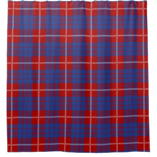 Rideaux De Douche Clan écossais Hamilton Tartan Plaid