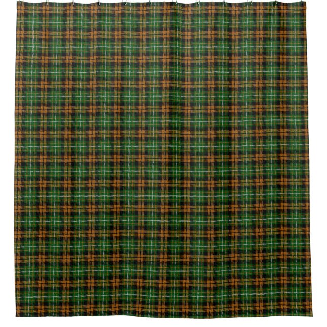 Rideaux De Douche Clan Ramsay Scottish Classic Orange Chasse Tartan (Devant)