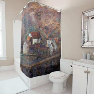Rideaux De Douche Claude Monet - Le pont de Vervy