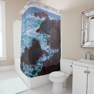 Rideaux De Douche Claude Monet - Les Rochers à Belle-Ile, Côte sauva