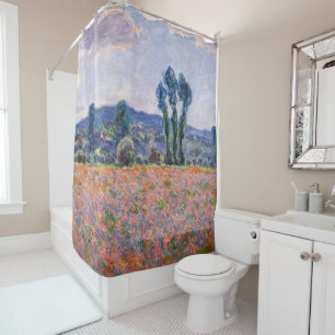 Rideaux De Douche Claude Monet - Poppy Field 1890 (Giverny)