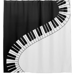 Rideaux De Douche Clavier de piano