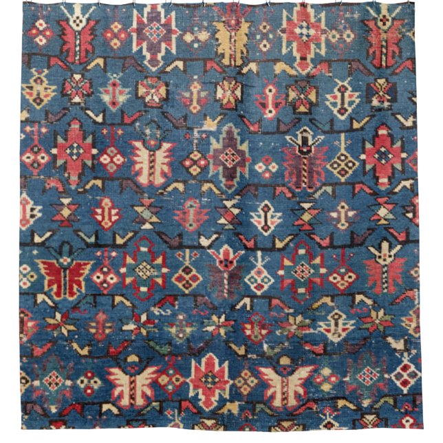 Rideaux De Douche Cobalt Blue Khyrdagyd :: Authentique du XIXe siècl (Devant)