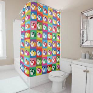 Rideaux De Douche Cobayes d'art de bruit