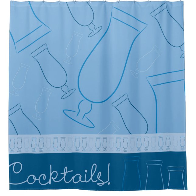 Rideaux De Douche Cocktails ! (Devant)