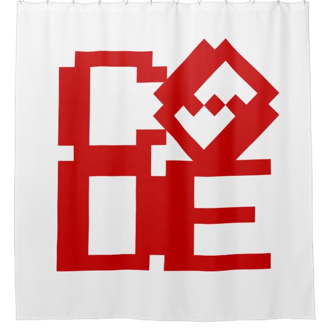 RIDEAUX DE DOUCHE CODE (Devant)