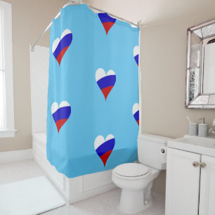 Rideaux De Douche Coeur russe
