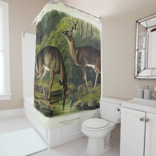 Rideaux De Douche Common Deer (En situation)