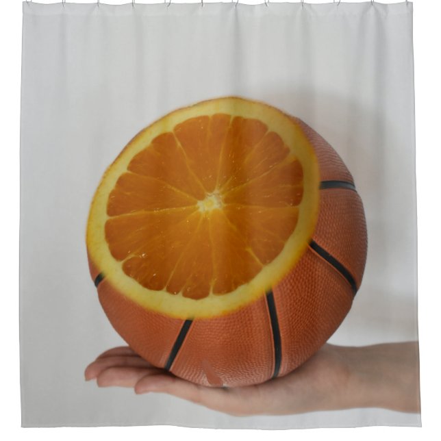 Rideaux De Douche Conception de basket-ball cool (Devant)
