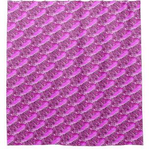 Rideaux De Douche conception de cale de baleine rose