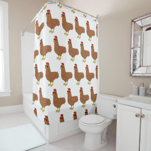 Rideaux De Douche Conception de poulet