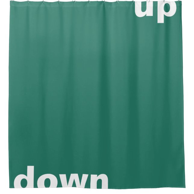 Rideaux De Douche Conception simple "rectangle océan vert vers le ha (Devant)