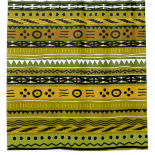 Rideaux De Douche Conception tribale de Shango
