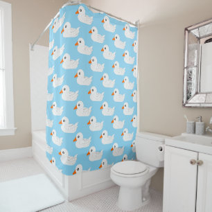 Rideaux De Douche Conception White Duck