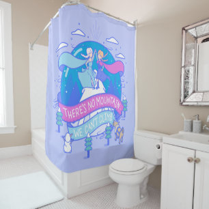 Rideaux De Douche congelé Il n'y a pas de montagnes que nous ne pou