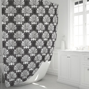 Rideaux De Douche Coquillages des Mers Noires et Blanches 