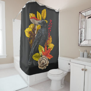 Rideaux De Douche Corbeau 2