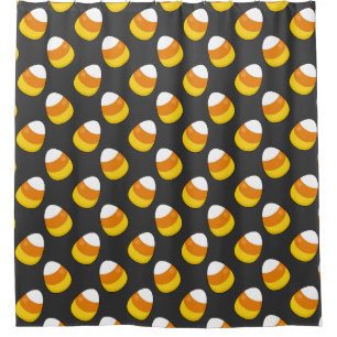Rideaux De Douche Corne de bonbons d'Halloween