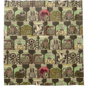 Rideaux De Douche cornichons bizarres vintages