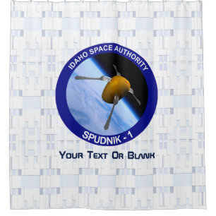 Rideaux De Douche Correctif de la mission satellite Idaho Spudnik