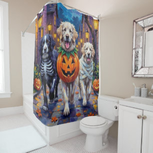 Rideaux De Douche Costume d'Halloween pour la tournée des friandises