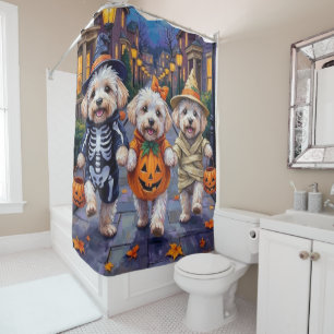 Rideaux De Douche Costumes d'Halloween pour Bichon Frisé allant cher