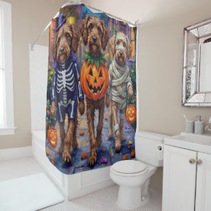 Rideaux De Douche Costumes d'Halloween pour Griffon à poil dur