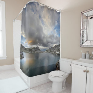 Rideaux De Douche Coucher de soleil au lac Middle Nydiver Lake - Sie