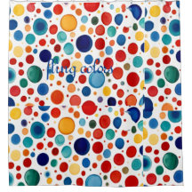 couleur d'eau à l'orientale art pois