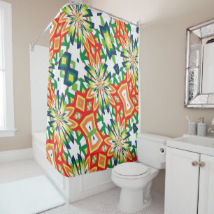 Rideaux De Douche Couleur éclatée