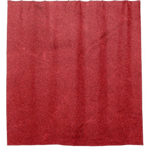 Rideaux De Douche Couleur velours de texture rouge moderne