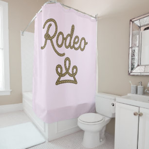 Rideaux De Douche Couronne de Tiara Princesse de Rodéo Occidental