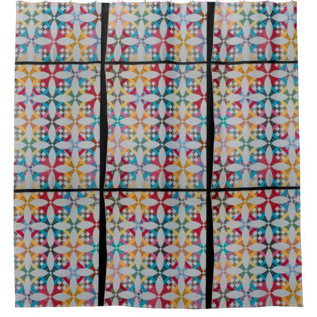 Rideaux De Douche courtepointe des cercles du Tennessee (Devant)