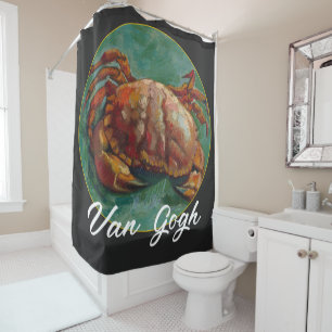 Rideaux De Douche Crabe de Dungeness Van Gogh 2032 2033 2034 2035