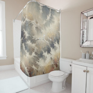 Rideaux De Douche Crackle rustique Abstrait