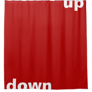 Rideaux De Douche Créez simplement "rectangle rouge vers le haut" +