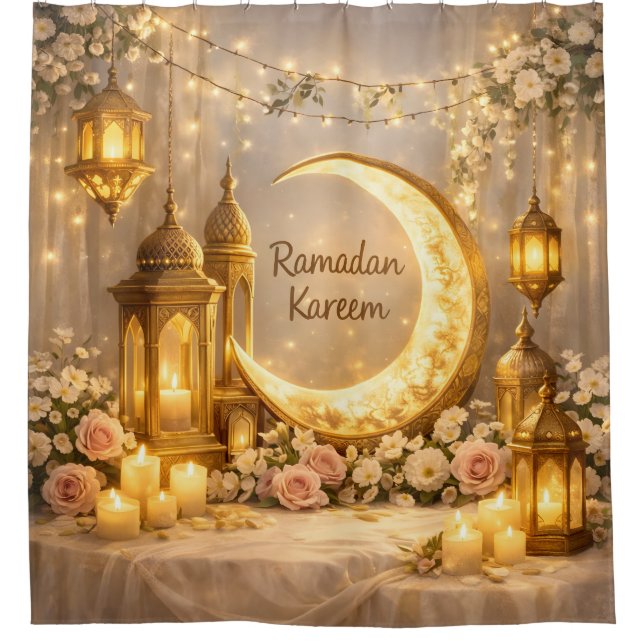 Rideaux De Douche Crescent Of Light & Peace -  (Devant)