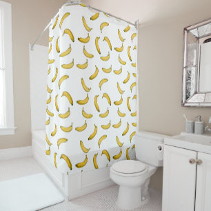 Rideaux De Douche croquis de motif banana