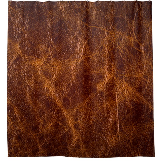 Rideaux De Douche cuir Brown textureleather, texture, arrière - plan (Devant)