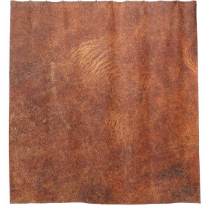 Rideaux De Douche cuir marron abstrait texture fond cuir, t