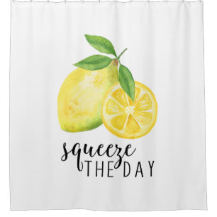 RIDEAUX DE DOUCHE CUISINE MODERNE PUN DE CITRON