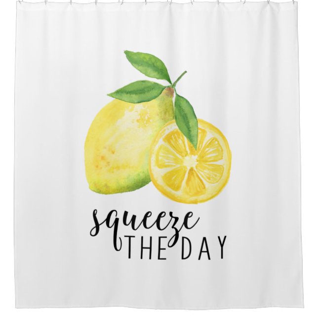RIDEAUX DE DOUCHE CUISINE MODERNE PUN DE CITRON (Devant)